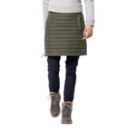 Jack Wolfskin Winterrock Iceguard (winddicht, warm wattiert, PFC-frei) dunkelgrün Damen